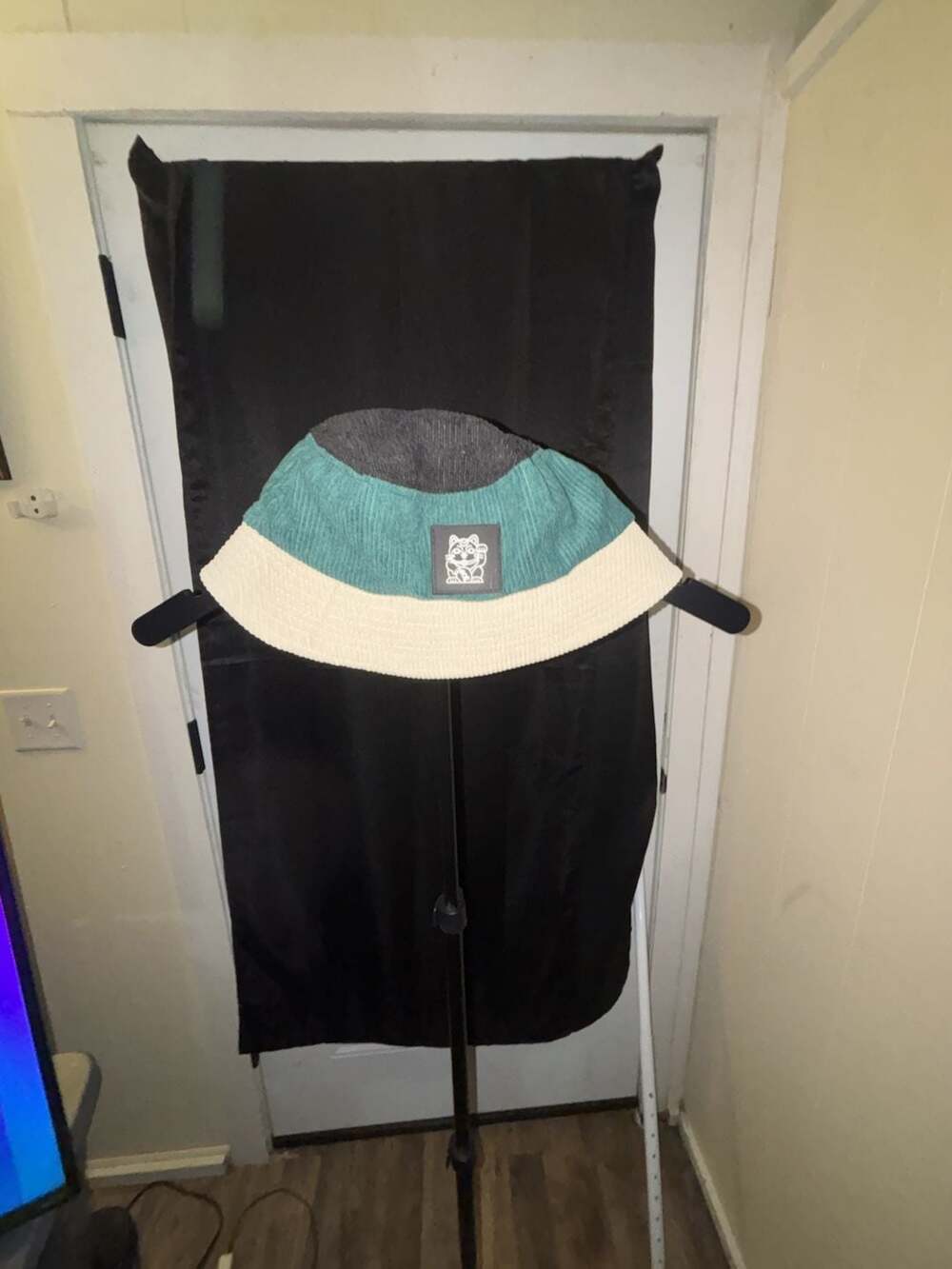 Squishmallows Cam The Cat Colorblocked Corduroy Bucket Hat